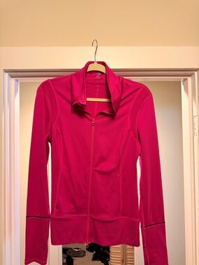 Zella Hot Pink Athletic Zip Jacket